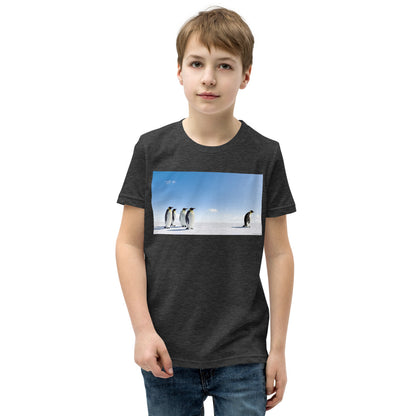 Premium Soft Crew Neck - Emperor Penguin Walking Away