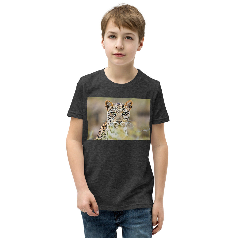 Premium Soft Crew Neck - Green Eyed Leopard