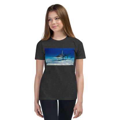 Premium Soft Crew Neck - Swimming with Hammerheads