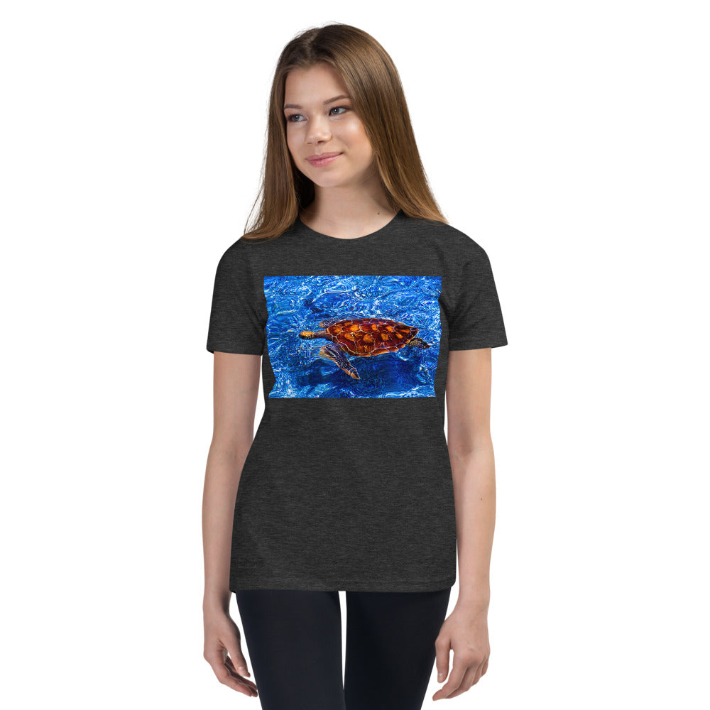 Premium Soft Crew Neck - Sea Turtle in Blue Water