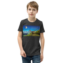 Load image into Gallery viewer, Premium Soft Crew Neck - Dinosaur &amp; Moon
