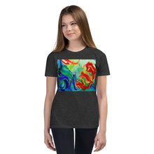 Load image into Gallery viewer, Premium Soft Crew Neck - Red Flower Watercolor #3
