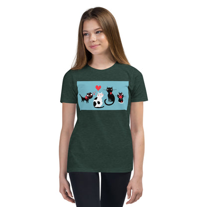 Premium Soft Crew Neck - Love Cats - Ronz-Design-Unique-Apparel