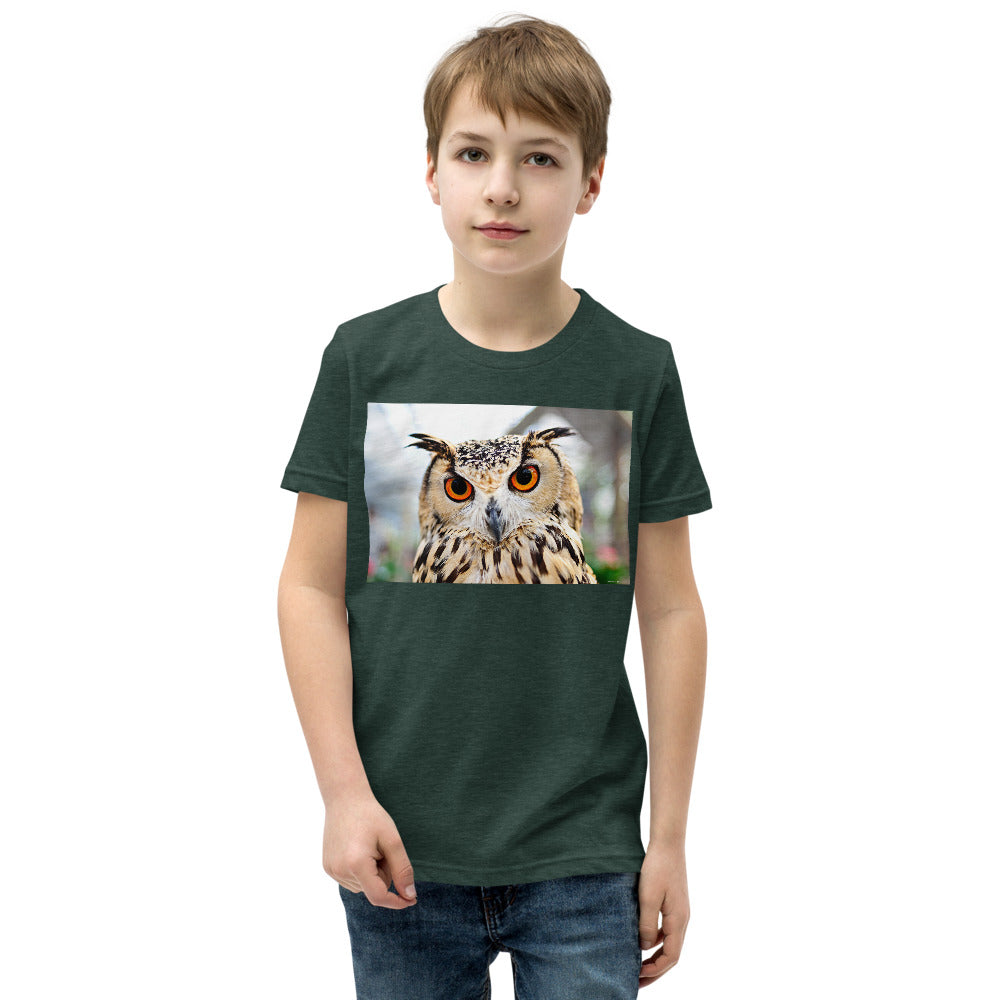 Premium Soft Crew Neck - Orange Eyed Owl