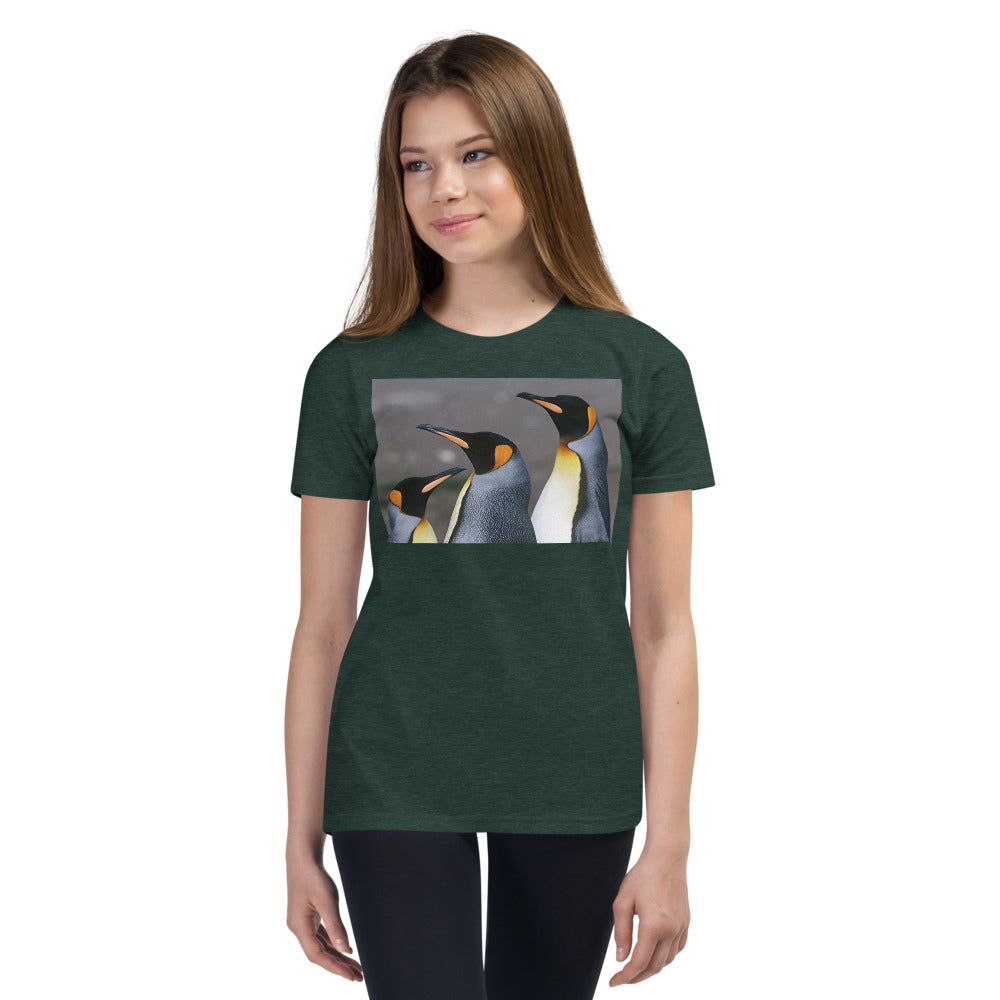 Premium Soft Crew Neck - Three Emperor Penguins