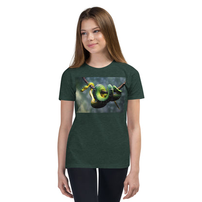 Premium Soft Crew Neck - Green Tree Python