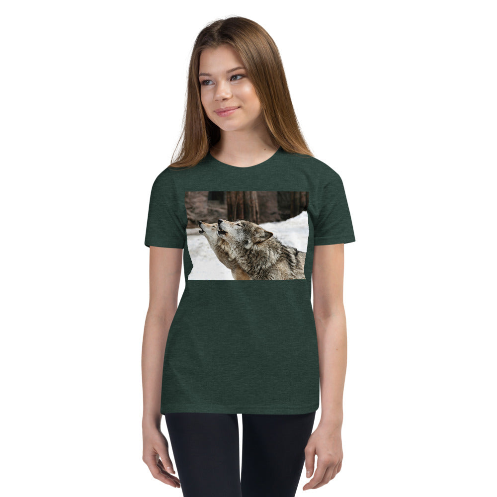 Premium Soft Crew Neck - Wolf Harmony