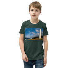 Load image into Gallery viewer, Premium Soft Crew Neck - N. Shore Lighthouse Big Island Hawaii
