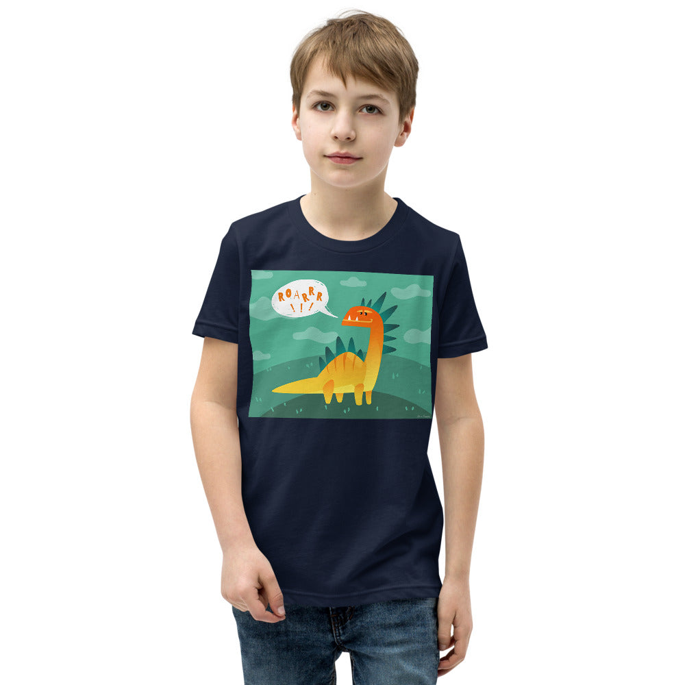 Premium Soft Crew Neck - Dino Roar! - Ronz-Design-Unique-Apparel