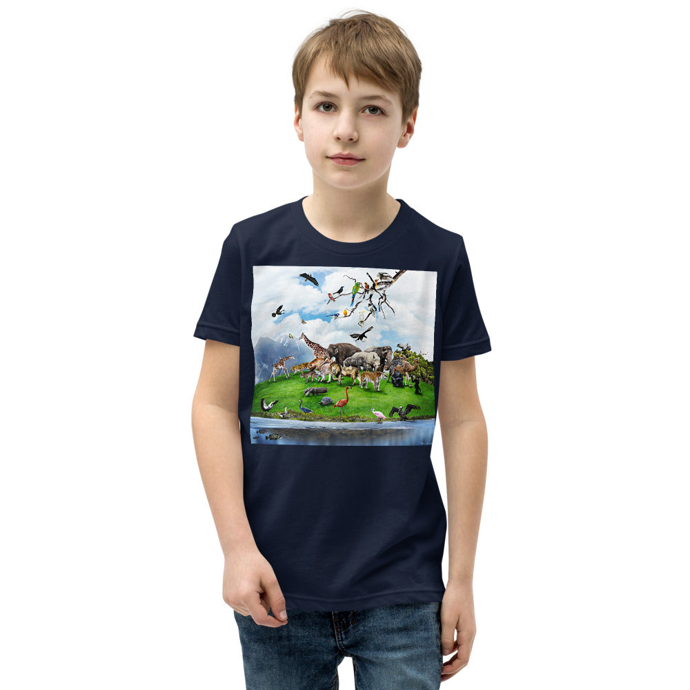 Premium Soft Crew Neck - Animal Montage #2 - Ronz-Design-Unique-Apparel