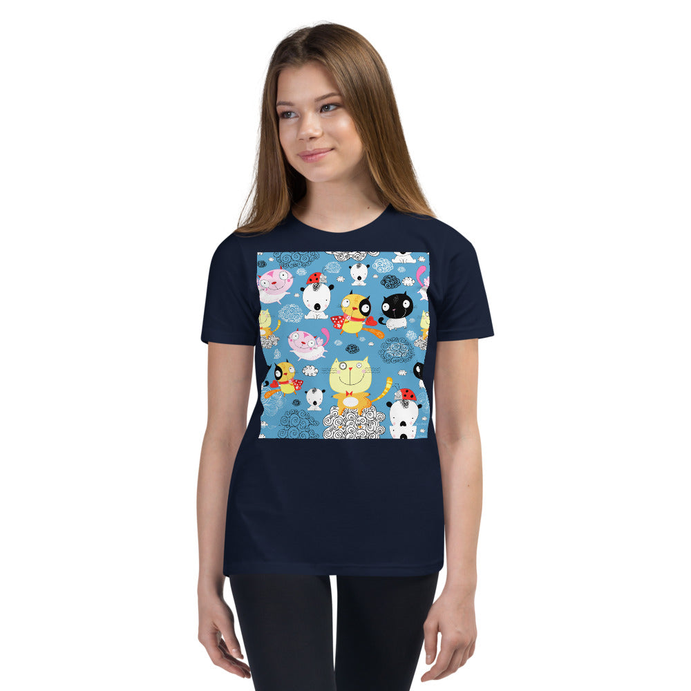 Premium Soft Crew Neck - Cats in the Clouds - Ronz-Design-Unique-Apparel