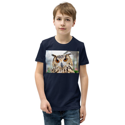 Premium Soft Crew Neck - Orange Eyed Owl