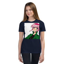 Load image into Gallery viewer, Premium Soft Crew Neck - Pink Haired Amine Girl
