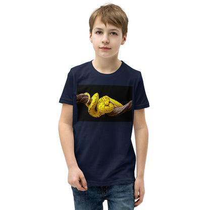 Premium Soft Crew Neck - Yellow Green Tree Python