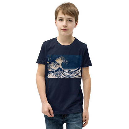 Premium Soft Crew Neck - Hokusai: Great Waves of Kanagawa Remix