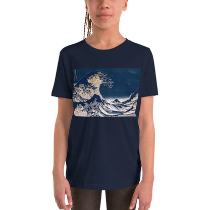 Premium Soft Crew Neck - Hokusai: Great Waves of Kanagawa Remix
