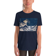 Load image into Gallery viewer, Premium Soft Crew Neck - Hokusai: Great Waves of Kanagawa Remix
