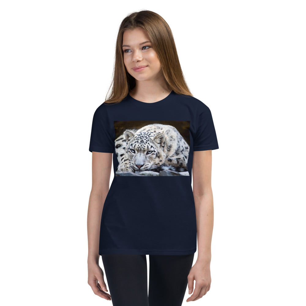 Premium Soft Crew Neck - Snow Leopard
