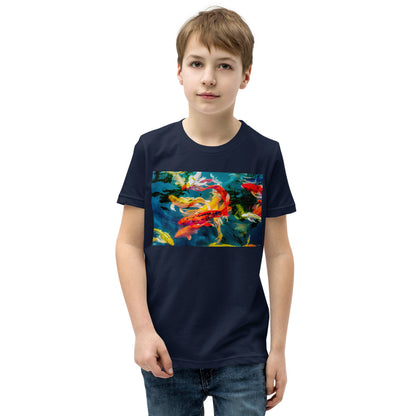 Premium Soft Crew Neck - Koi Pond