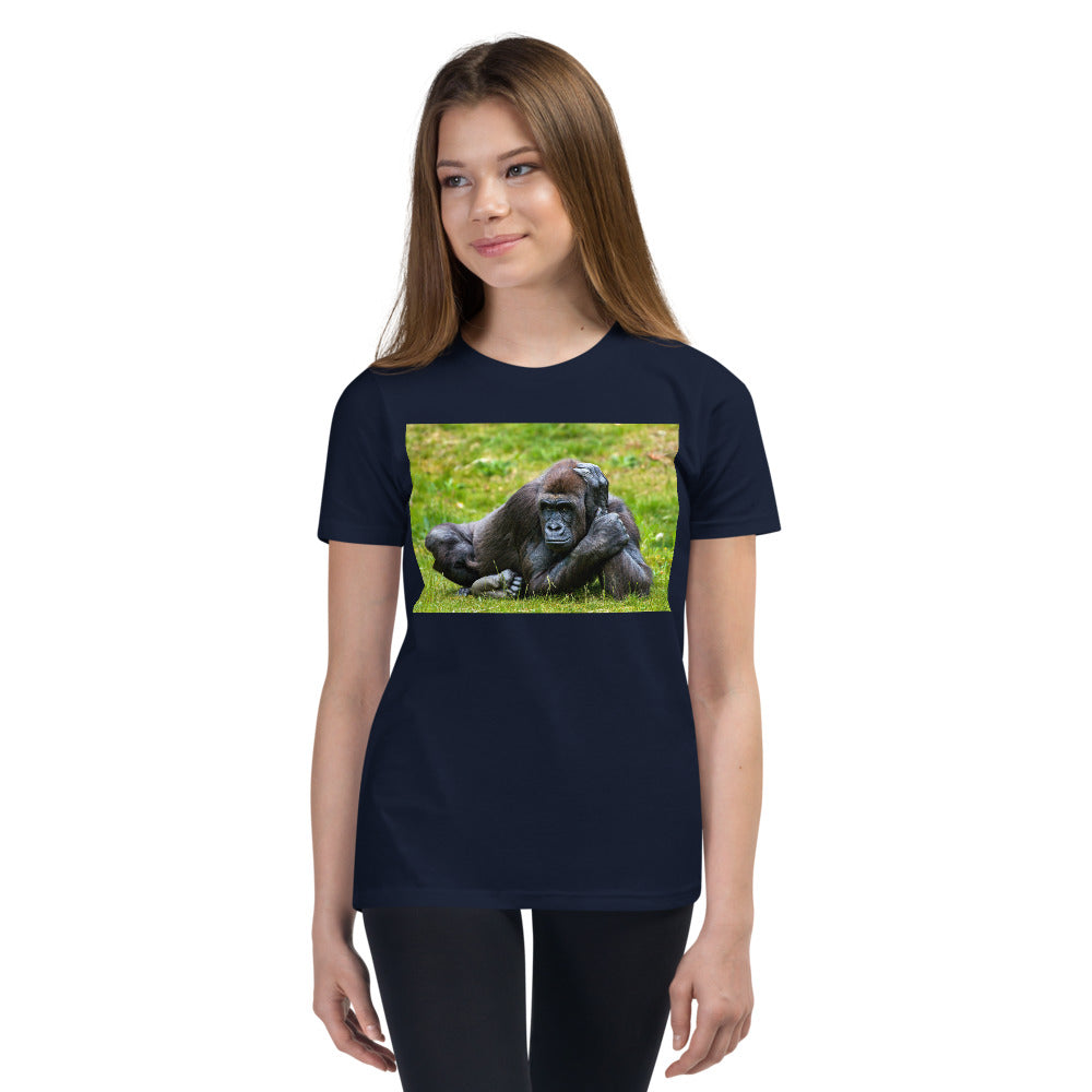 Premium Soft Crew Neck - Gorilla in the Grass