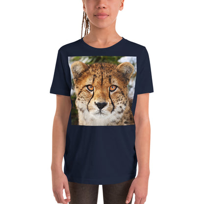 Premium Soft Crew Neck - Cheetah Stare