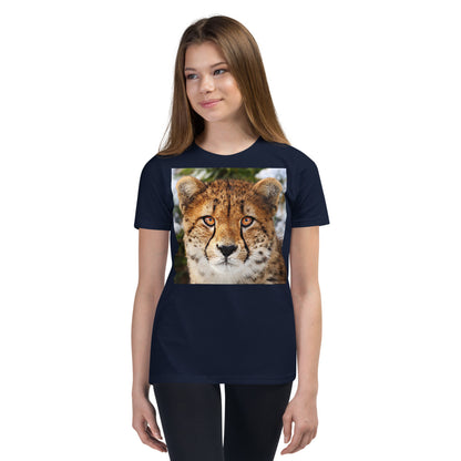 Premium Soft Crew Neck - Cheetah Stare