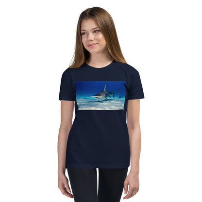 Premium Soft Crew Neck - Swimming with Hammerheads
