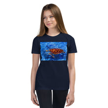 Load image into Gallery viewer, Premium Soft Crew Neck - Sea Turtle in Blue Water
