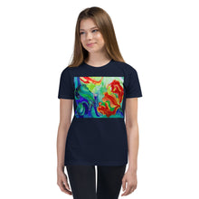 Load image into Gallery viewer, Premium Soft Crew Neck - Red Flower Watercolor #3
