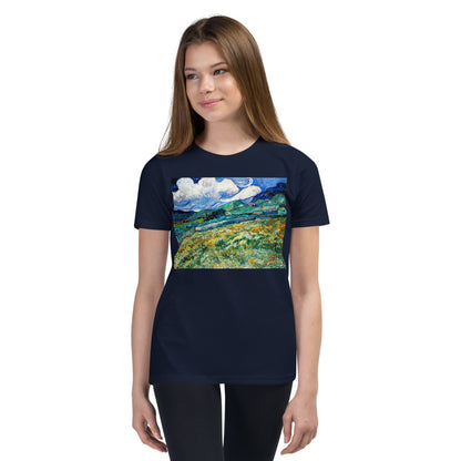 Premium Soft Crew Neck - van Gogh: Mountainous Fields