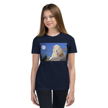 Load image into Gallery viewer, Premium Youth Tee - Lion in Moonlight
