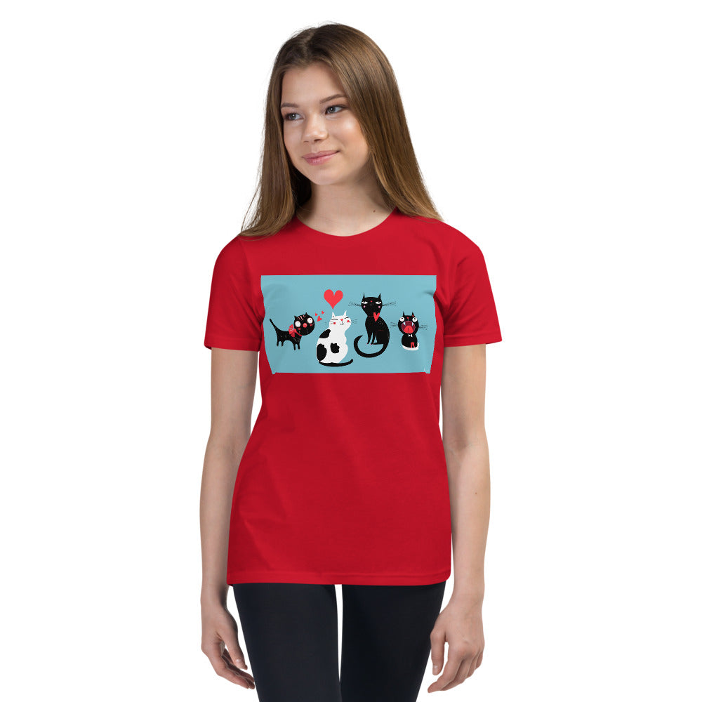 Premium Soft Crew Neck - Love Cats - Ronz-Design-Unique-Apparel