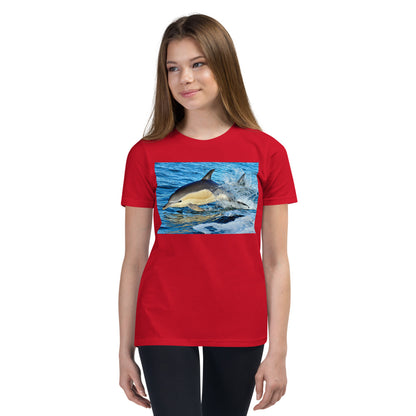 Premium Soft Crew Neck - Dolphin Splash
