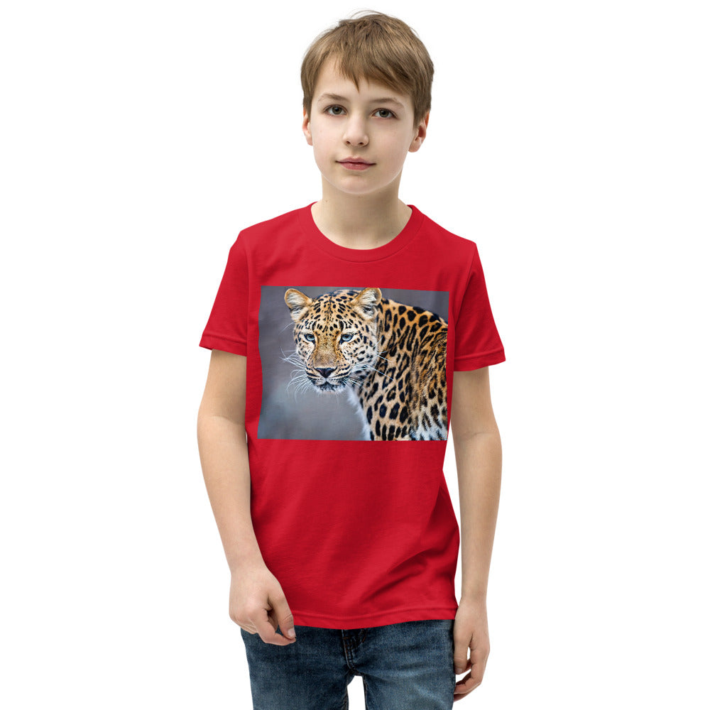 Premium Soft Crew Neck - Blue Eyed Leopard