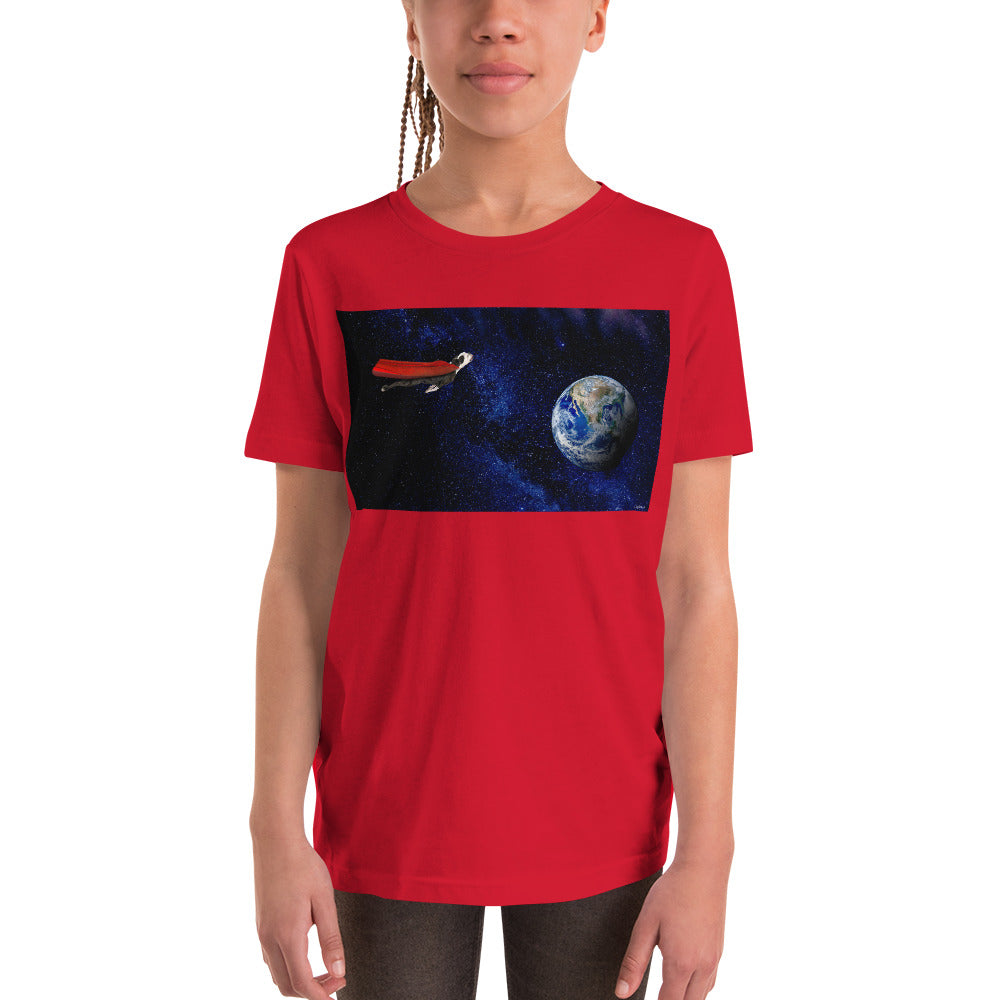 Premium Soft Crew Neck - Super Dog in Space