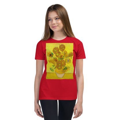 Premium Soft Crew Neck - van Gogh: 12 Sunflowers in a Vase