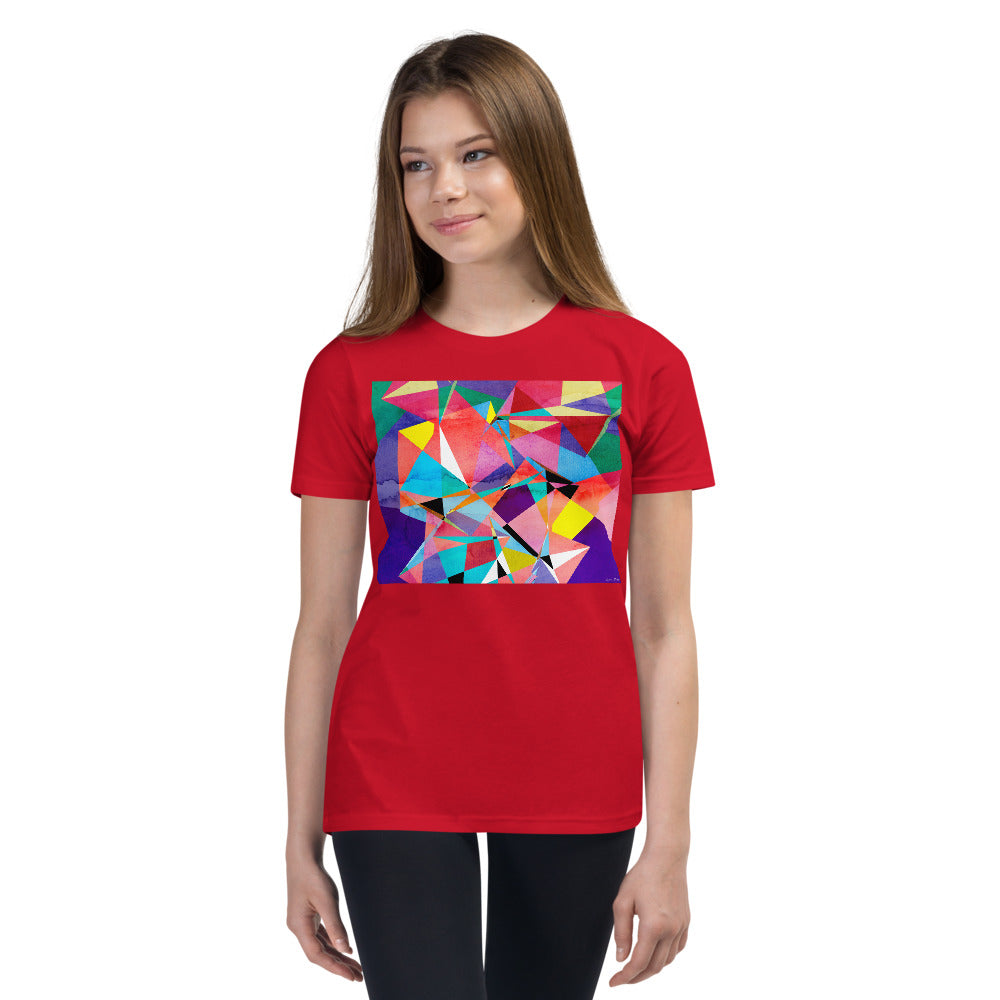 Premium Soft Crew Neck - Abstract Triangles