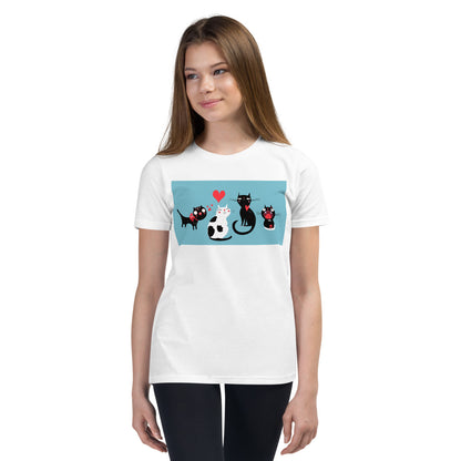 Premium Soft Crew Neck - Love Cats - Ronz-Design-Unique-Apparel
