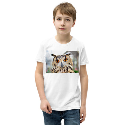 Premium Soft Crew Neck - Orange Eyed Owl