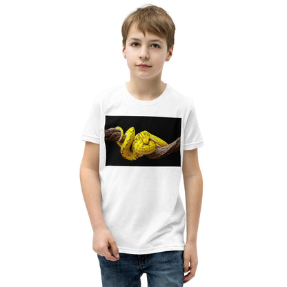 Premium Soft Crew Neck - Yellow Green Tree Python