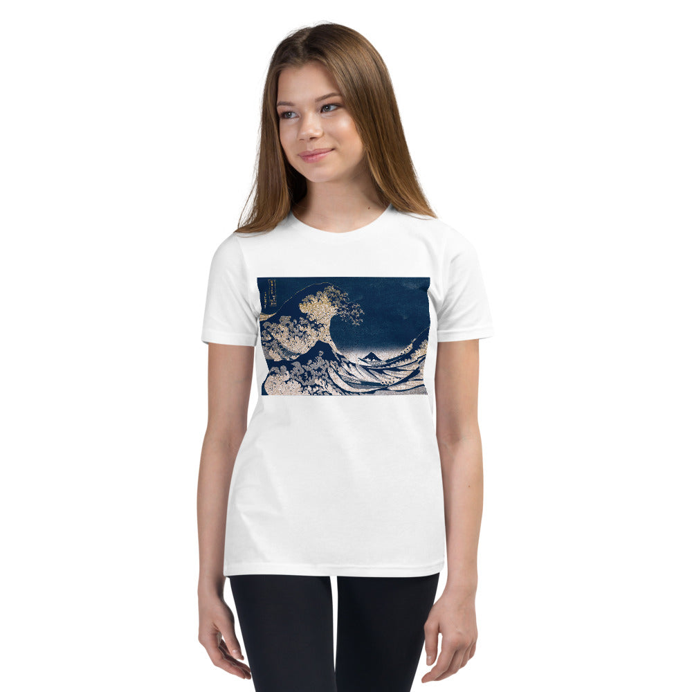 Premium Soft Crew Neck - Hokusai: Great Waves of Kanagawa Remix