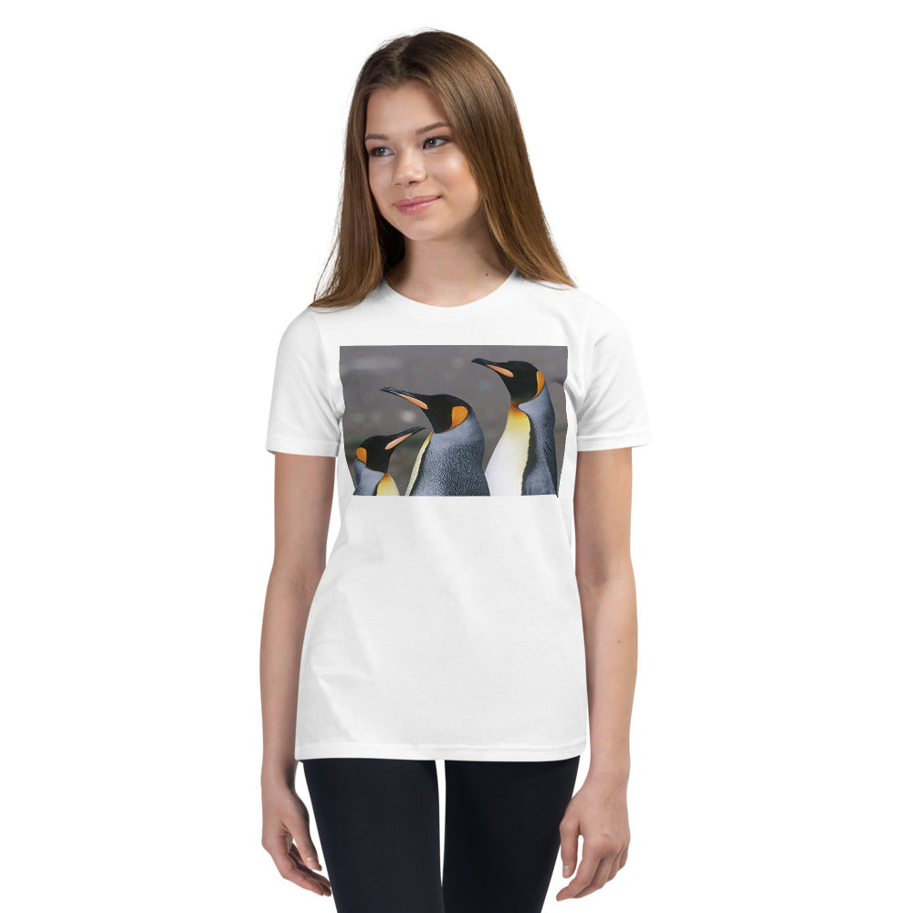 Premium Soft Crew Neck - Three Emperor Penguins