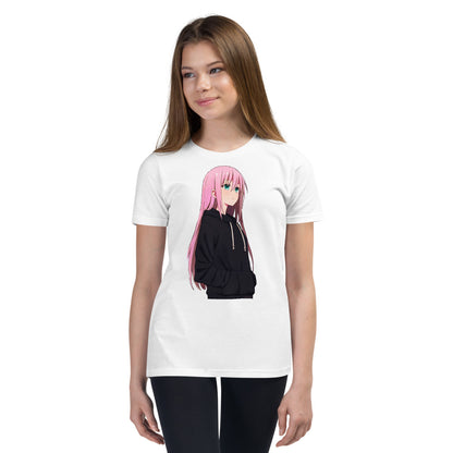 Premium Soft Crew Neck - Pink Haired Anime Girl