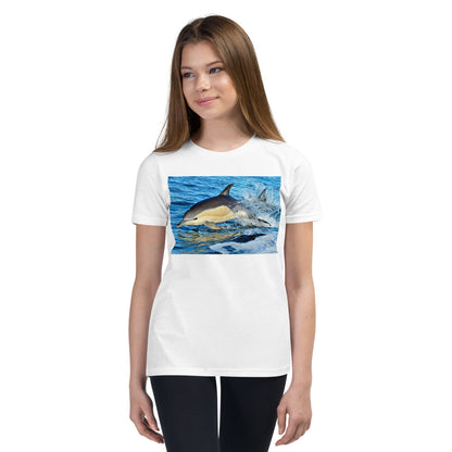 Premium Soft Crew Neck - Dolphin Splash