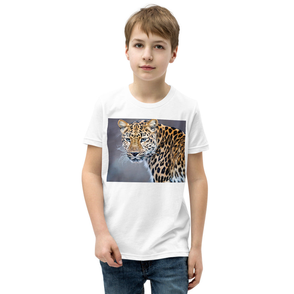Premium Soft Crew Neck - Blue Eyed Leopard