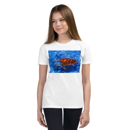 Premium Soft Crew Neck - Sea Turtle in Blue Water