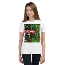 Load image into Gallery viewer, Premium Soft Crew Neck - Pink Flamingos
