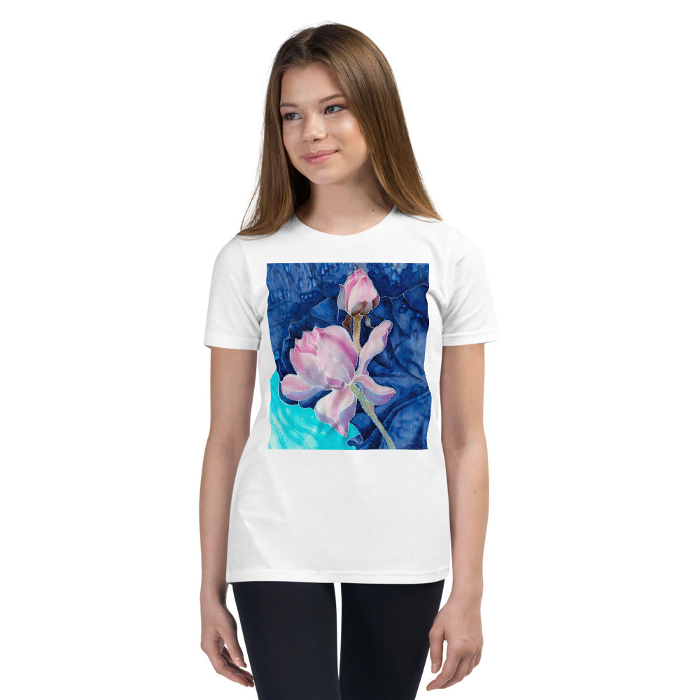 Premium Soft Crew Neck - Pink Flower