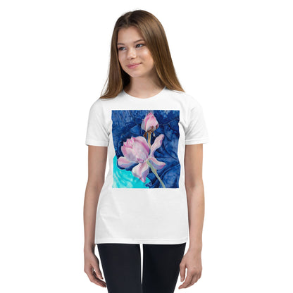 Premium Soft Crew Neck - Pink Flower