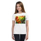 Premium Soft Crew Neck - Red Flower Watercolor #4